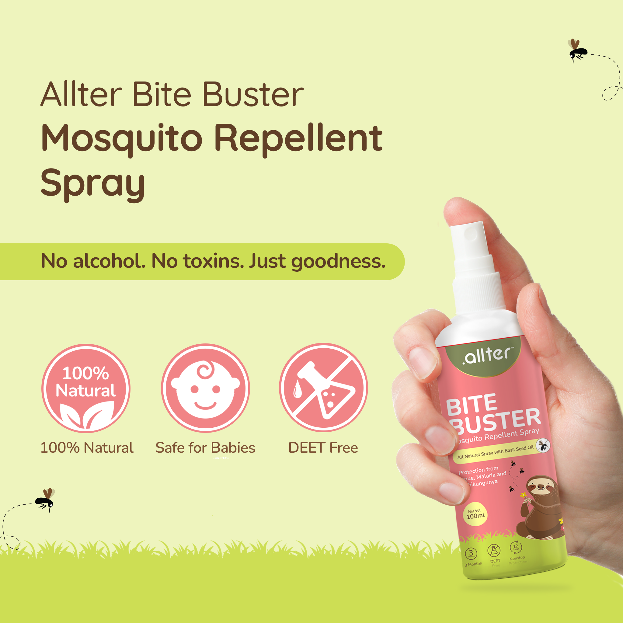 Bite Busters Mosquito Repellent Spray