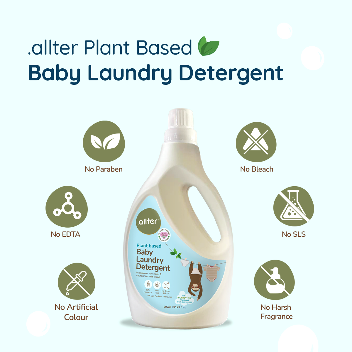 .allter Baby Laundry Liquid (Pack of 2)