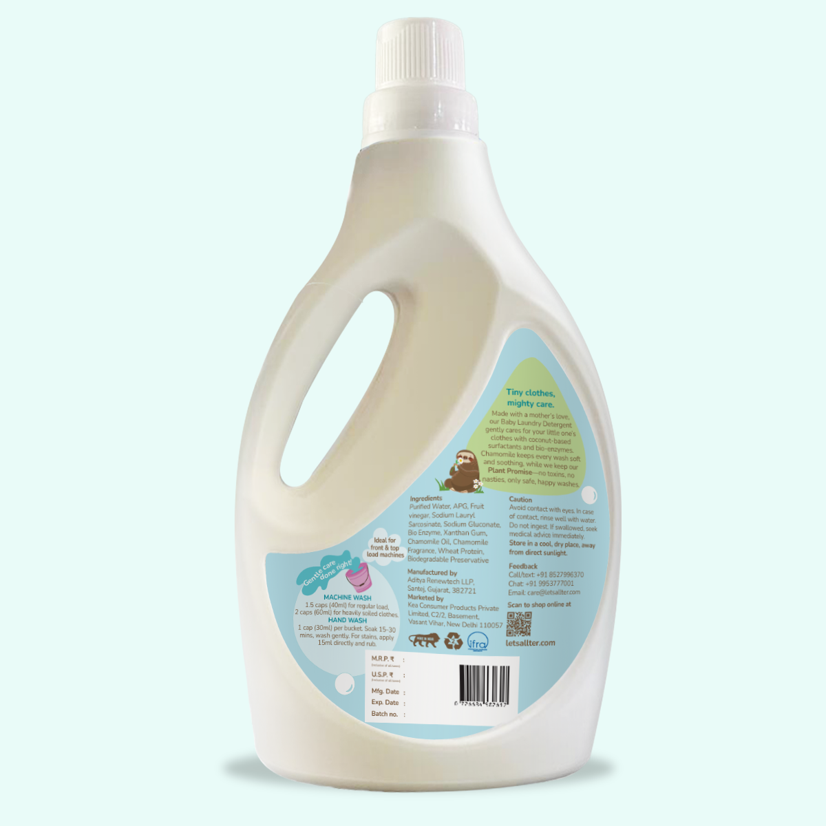 .allter Baby Laundry & Floor Cleaner Combo