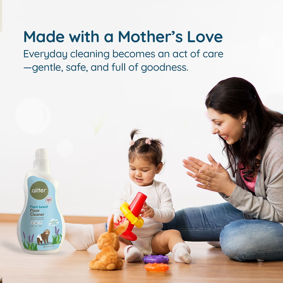 .allter Baby Laundry & Floor Cleaner Combo