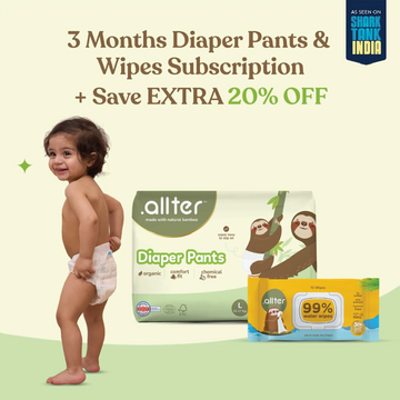 3 Month Subscription- Diaper Pants and Wet Wipes