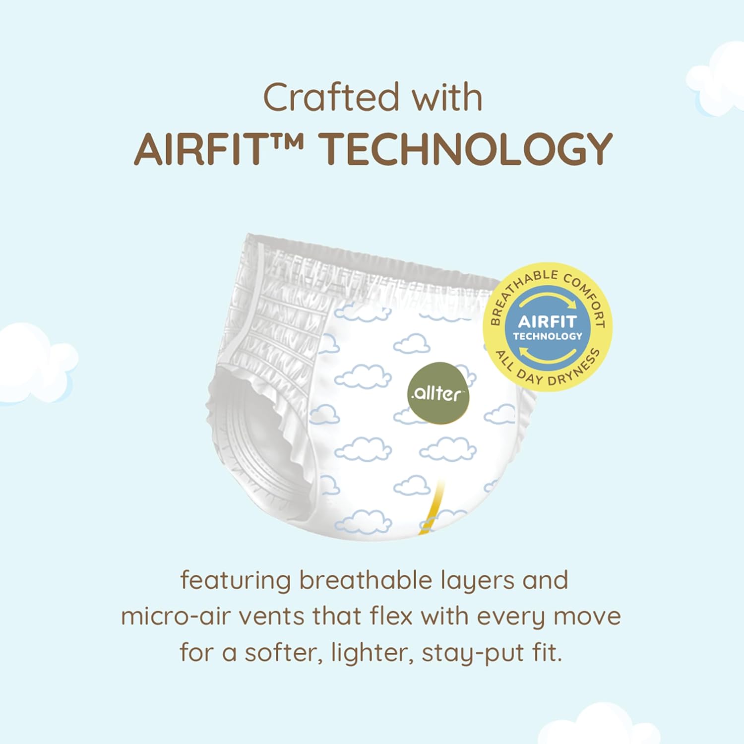 Baby Essentials Combo : Breeze Baby Diaper Pants & 99% Baby Water Wipes (Pack of 2)