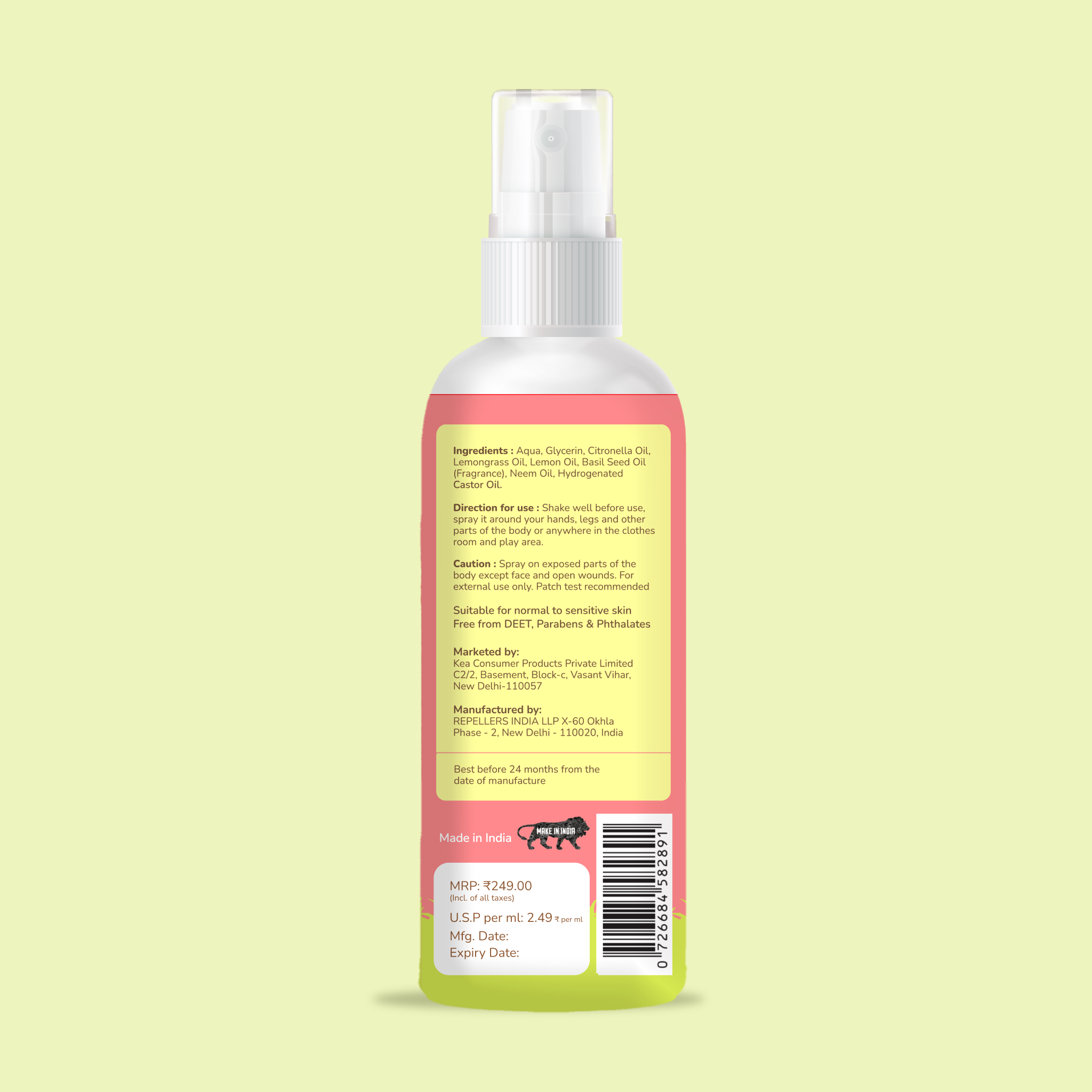 Bite Busters Mosquito Repellent Spray