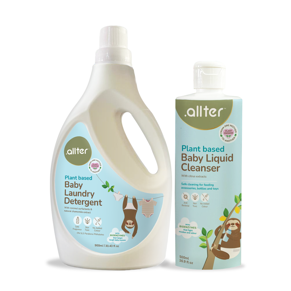 .allter Baby Laundry & Liquid Cleanser Combo