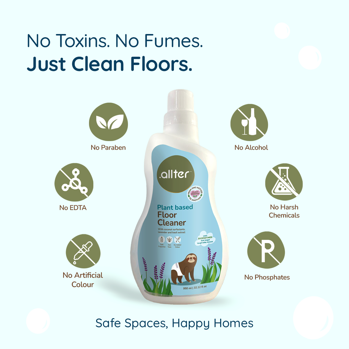 .allter Floor Cleaner With Bio Enzymes