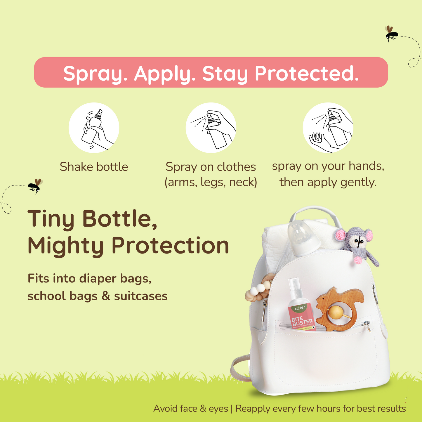 Bite Busters Mosquito Repellent Spray (Pack Of 2)