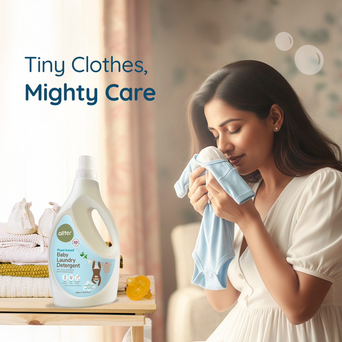 .allter Laundry Liquid With Bio Enzymes For Babies