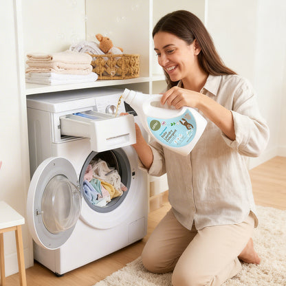 Comfort & Care Combo: Breeze Diapers & Baby Laundry Liquid (Pack of 2)