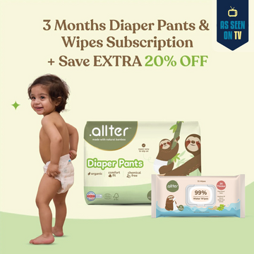 3 Month Subscription- Diaper Pants and Wet Wipes