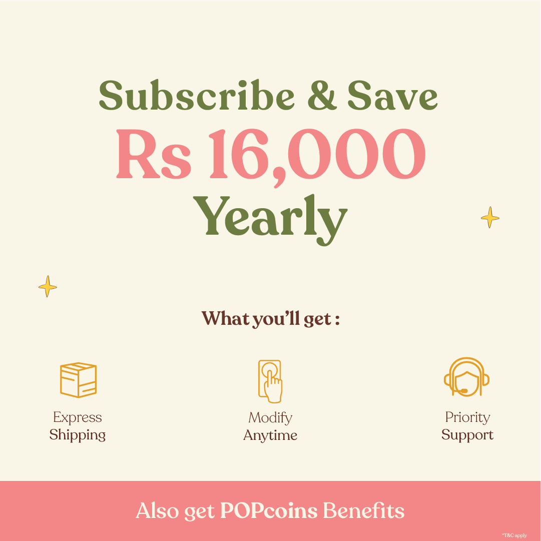 3 Month Subscription- Diaper and Wet Wipes