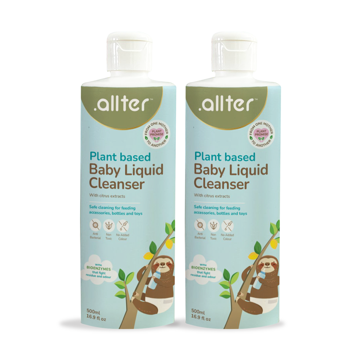 Allter Liquid Cleanser With Bio Enzymes For Babies (Pack of 2)