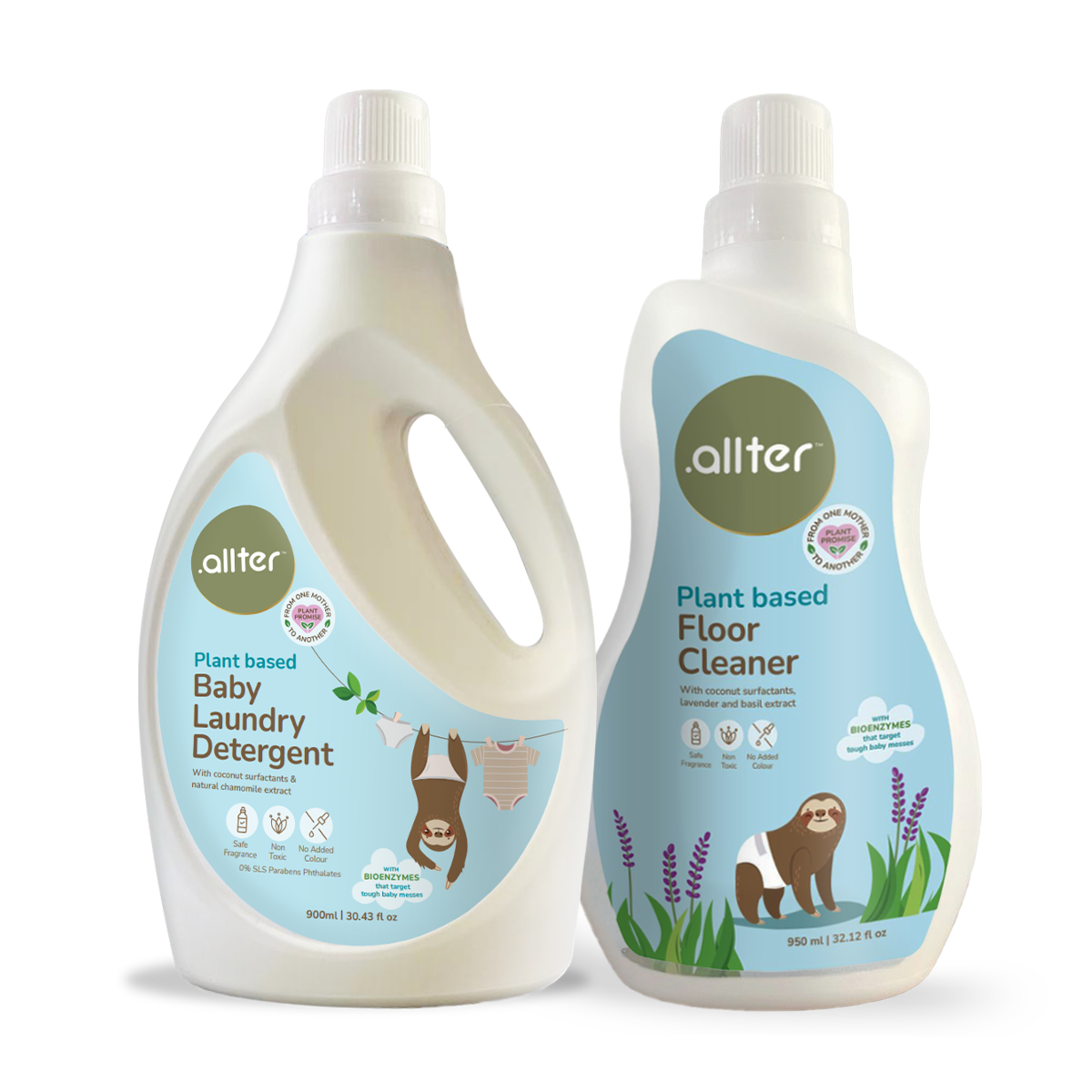 Allter Baby Laundry & Floor Cleaner Combo